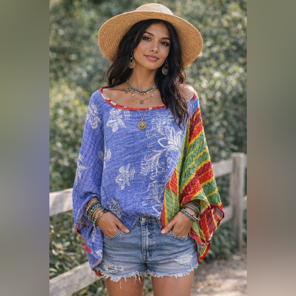 Tops - OOAK Kantha Top